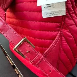 Tory Burch | Bags | Tory Burch Ella Quilted Nylon Red  display picture 3